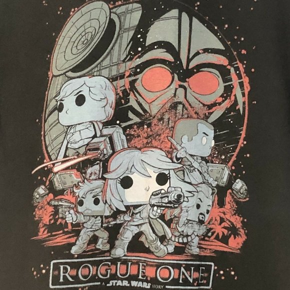 Funko Pop Star Wars Rogue One T Shirt Smugglers Bounty Exclusive Size Small - Picture 3 of 11
